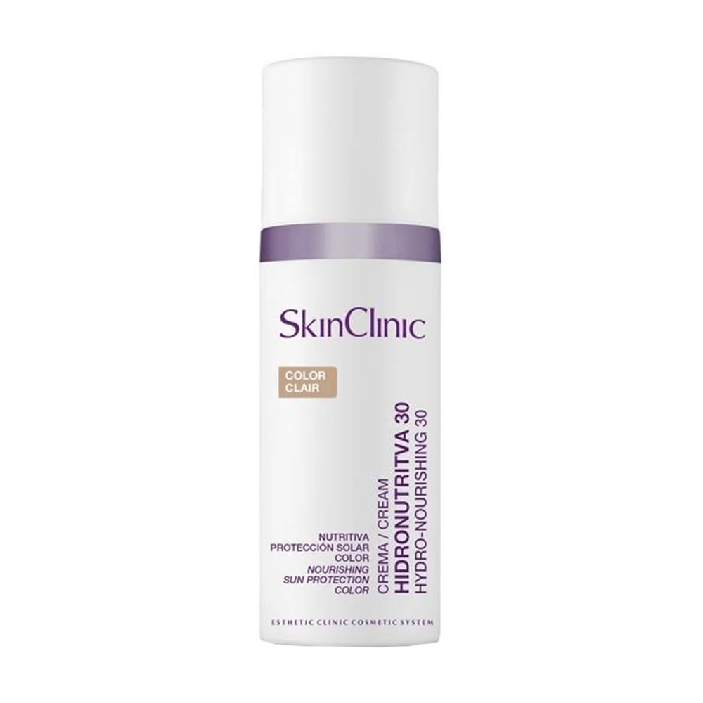 Гідро-живильний крем для обличчя SkinClinic Hydro-Nourishing SPF30 Color Clair, 50 мл